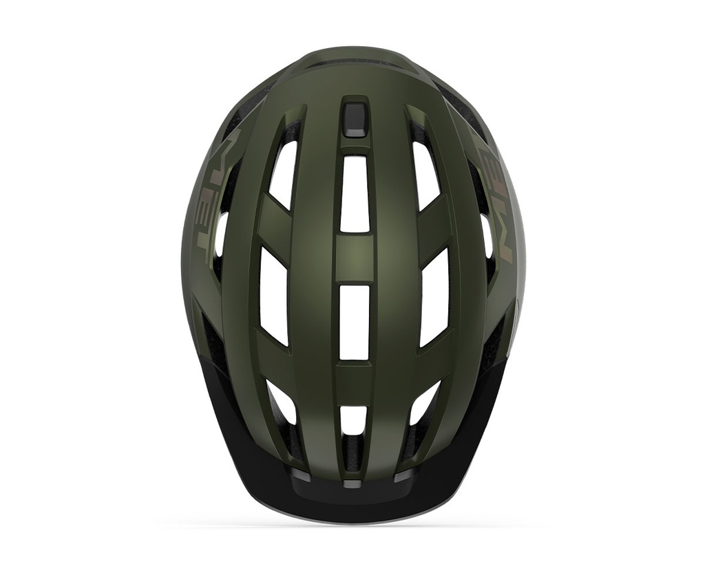 MET Allroad kerékpáros sisak [matt oliva-iridescent, 52-56 cm (S)]