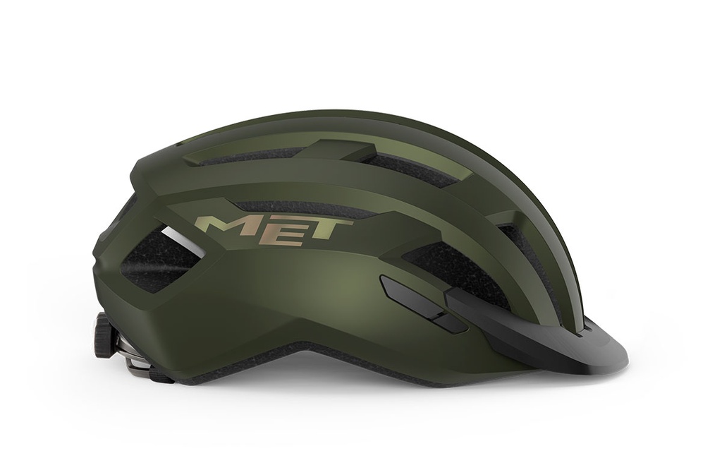 MET Allroad kerékpáros sisak [matt oliva-iridescent, 56-58 cm (M)]