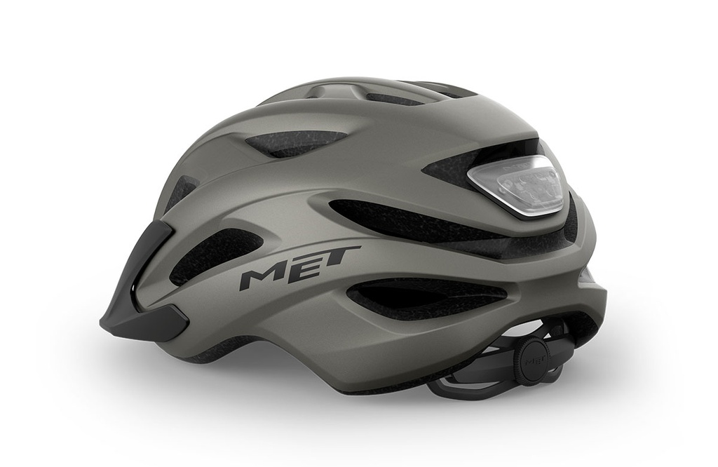 MET Crossover New kerékpáros sisak [matt titán, 52-59 cm (Uni)]