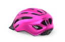 MET Downtown kerékpáros sisak [fényes pink, 52-58 cm (S/M)]