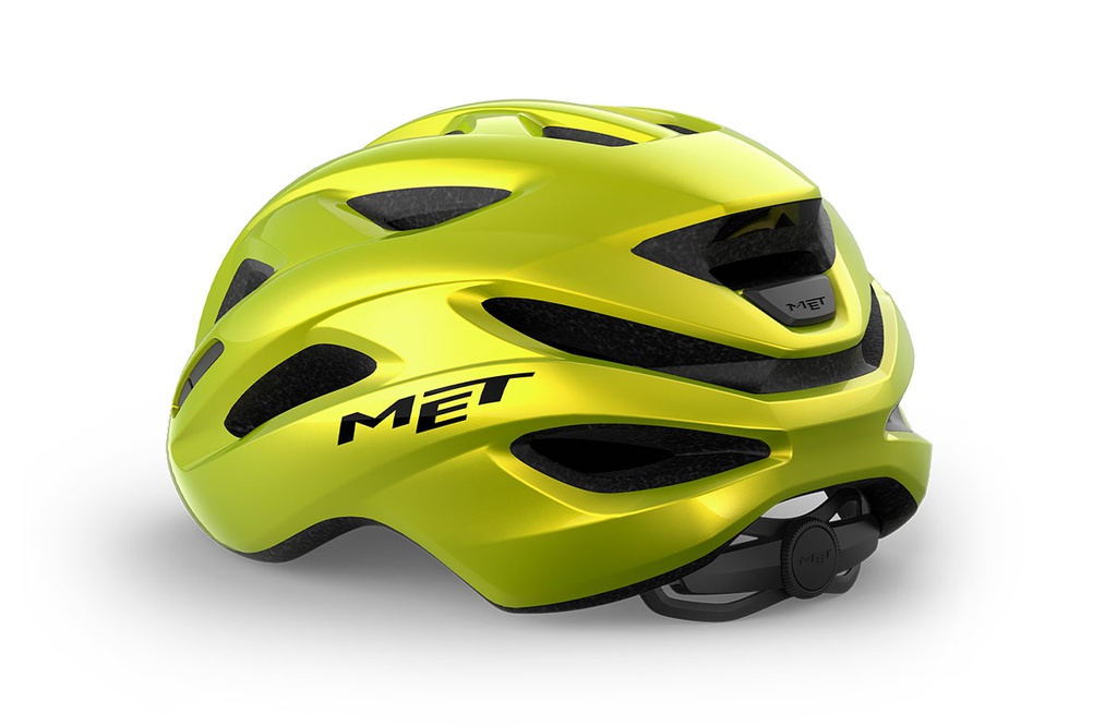 MET Idolo New kerékpáros sisak [fényes metál lime, 52-59 cm (Uni)]