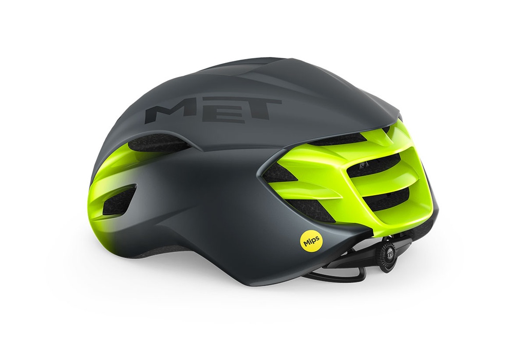 MET Manta Mips kerékpáros sisak [matt szürke-fluo sárga, 56-58 cm (M)]
