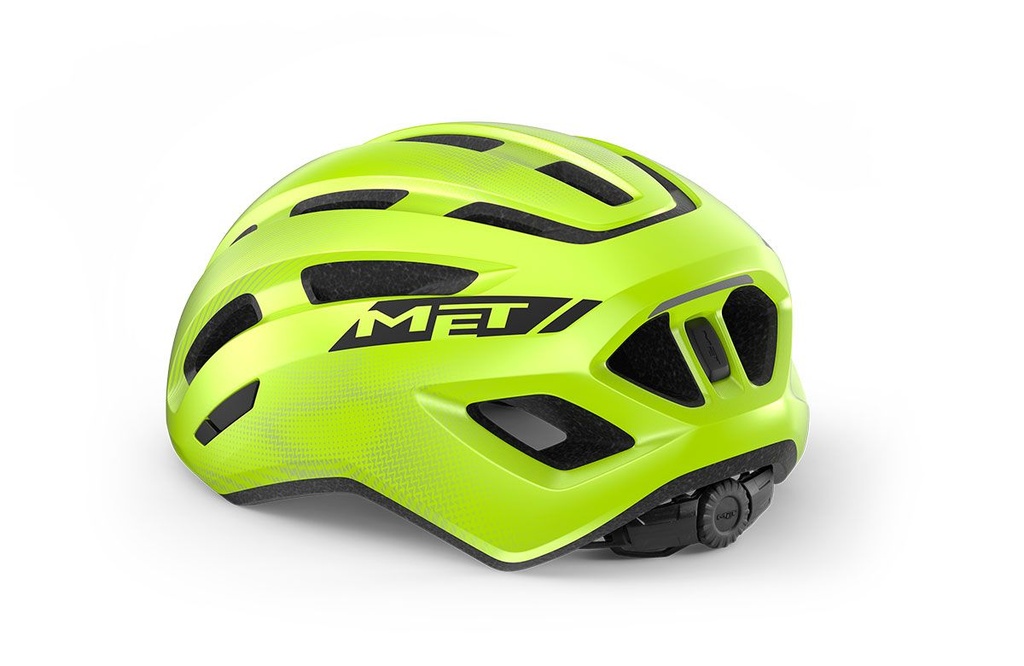 MET Miles kerékpáros sisak [fényes fluo sárga, 52-58 cm (S/M)]