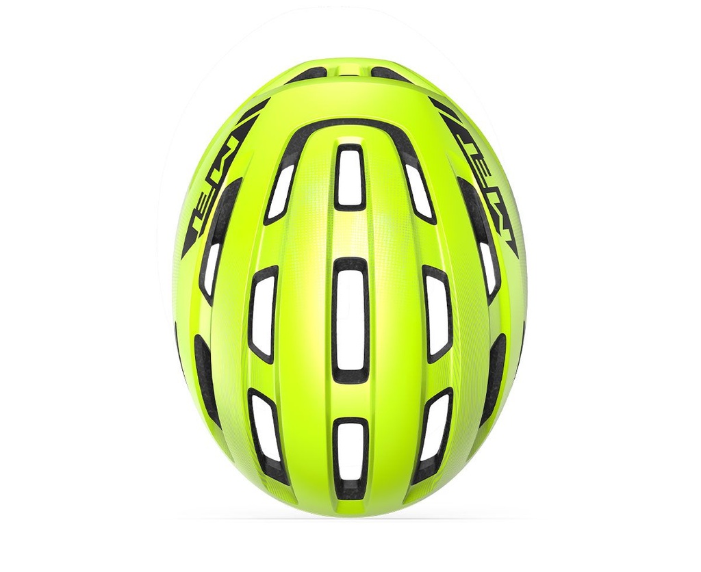 MET Miles kerékpáros sisak [fényes fluo sárga, 58-61 cm (M/L)]