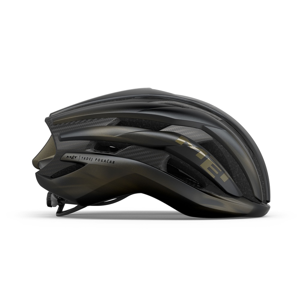 MET Trenta 3K Carbon Mips Tadej Pogacar Black Edition kerékpáros sisak [fekete-arany, 56-58 cm (M)]