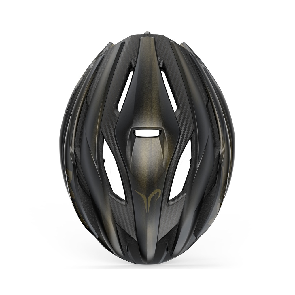 MET Trenta 3K Carbon Mips Tadej Pogacar Black Edition kerékpáros sisak [fekete-arany, 58-61 cm (L)]