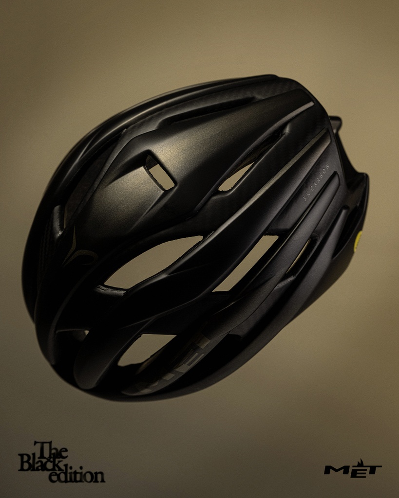 MET Trenta 3K Carbon Mips Tadej Pogacar Black Edition kerékpáros sisak [fekete-arany, 58-61 cm (L)]