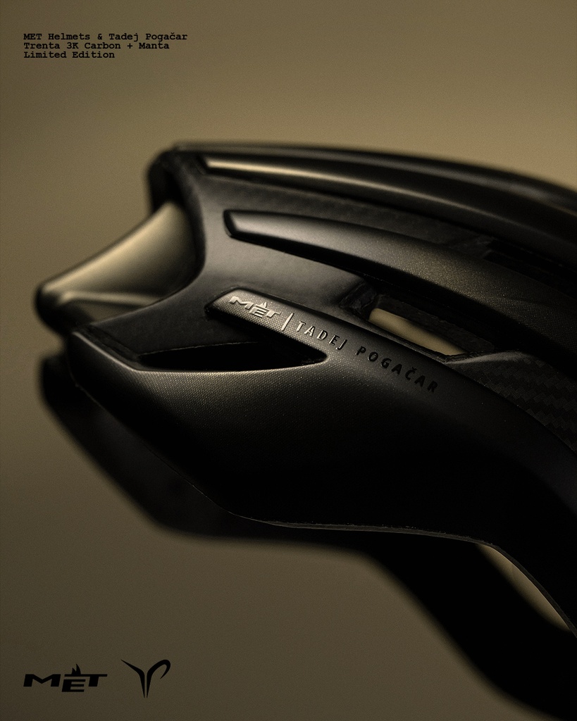 MET Trenta 3K Carbon Mips Tadej Pogacar Black Edition kerékpáros sisak [fekete-arany, 58-61 cm (L)]