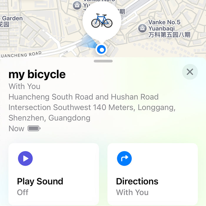 Ravemen ABF01 (iOS) kerékpár riasztó és nyomkövető