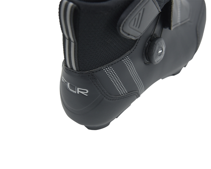 FLR Defender II Pro Dial MTB téli kerékpáros cipő [fekete, 49]