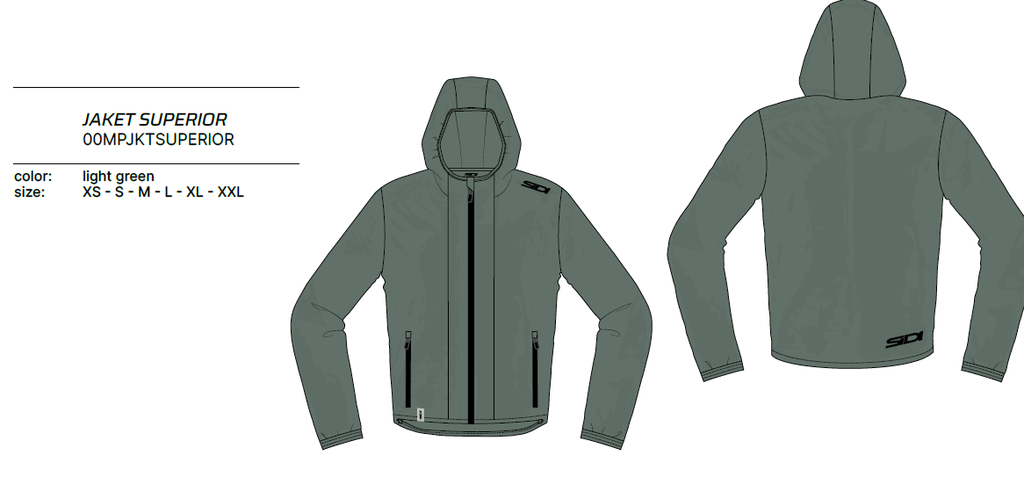 SIDI Superior Jacket dzseki [világoszöld, S]
