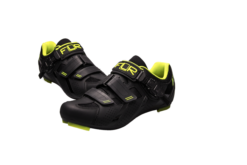 FLR F-15 III országúti cipő [fekete-neon sárga, 42]