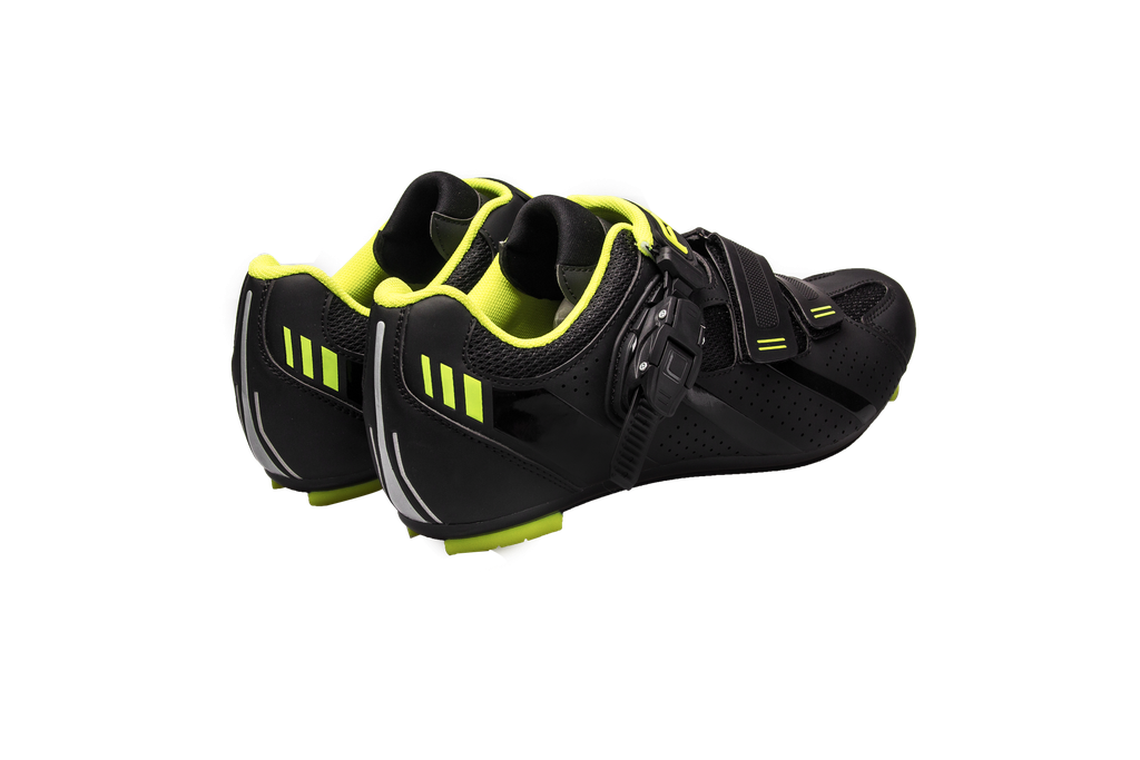 FLR F-15 III országúti cipő [fekete-neon sárga, 42]