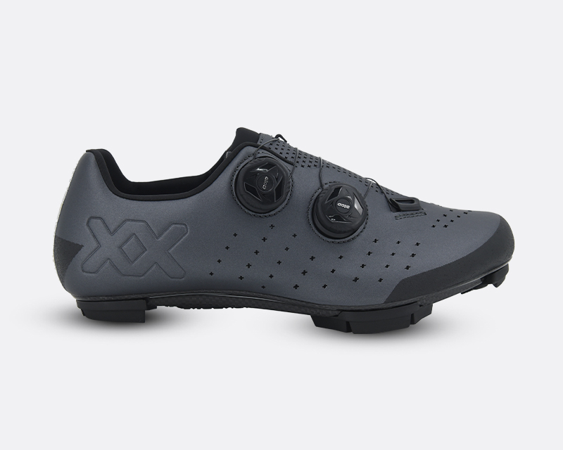 FLR FX9 MTB cipő [metálszürke, 43]