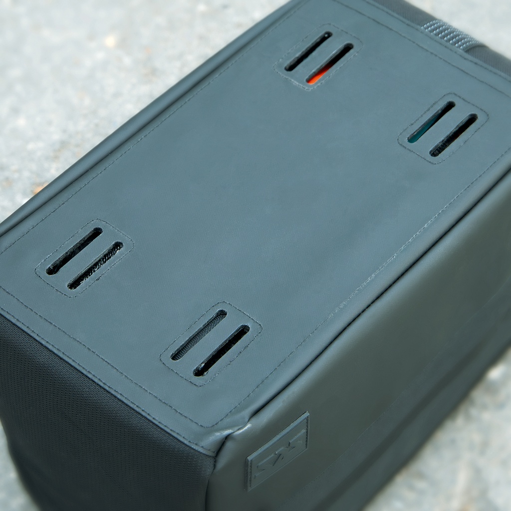 SKS-Germany Infinity Urban Trunkbag XL bővíthető kompakt táska csomagtartó tetejére [fekete]