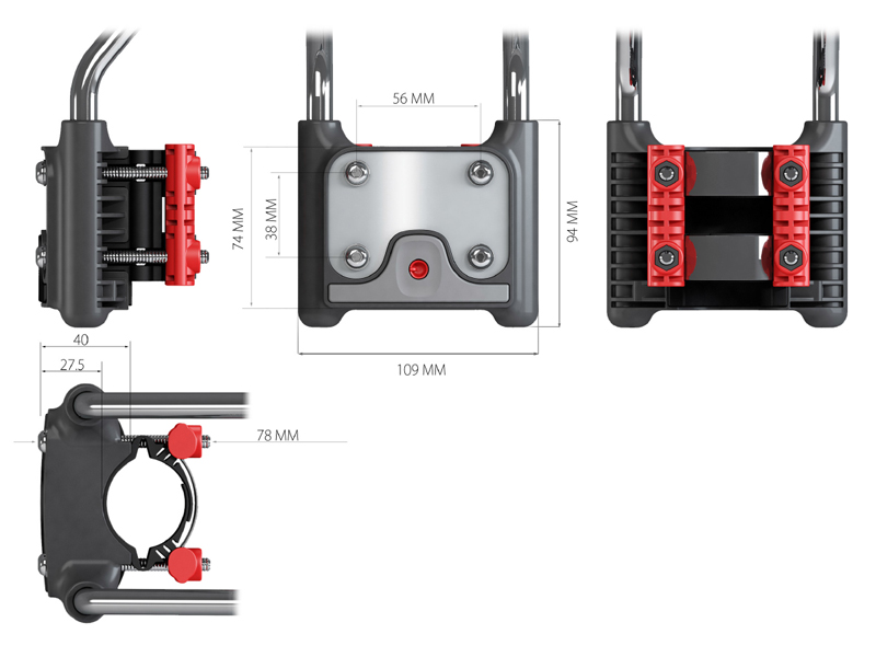 Okbaby Blocco Safe tartókonzol gyermeküléshez