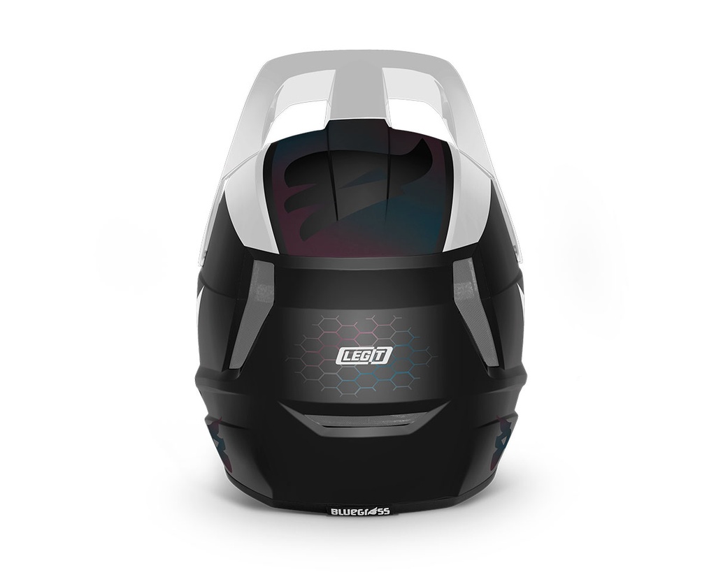 Bluegrass Legit fullface kerékpáros sisak [matt fehér-iridescent, 58-60 cm (L)]