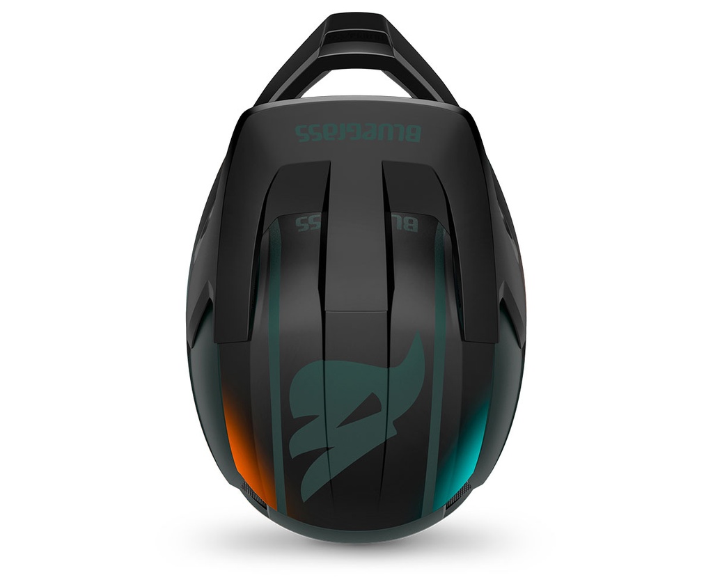 Bluegrass Legit fullface kerékpáros sisak [matt zöld-narancs, 58-60 cm (L)]