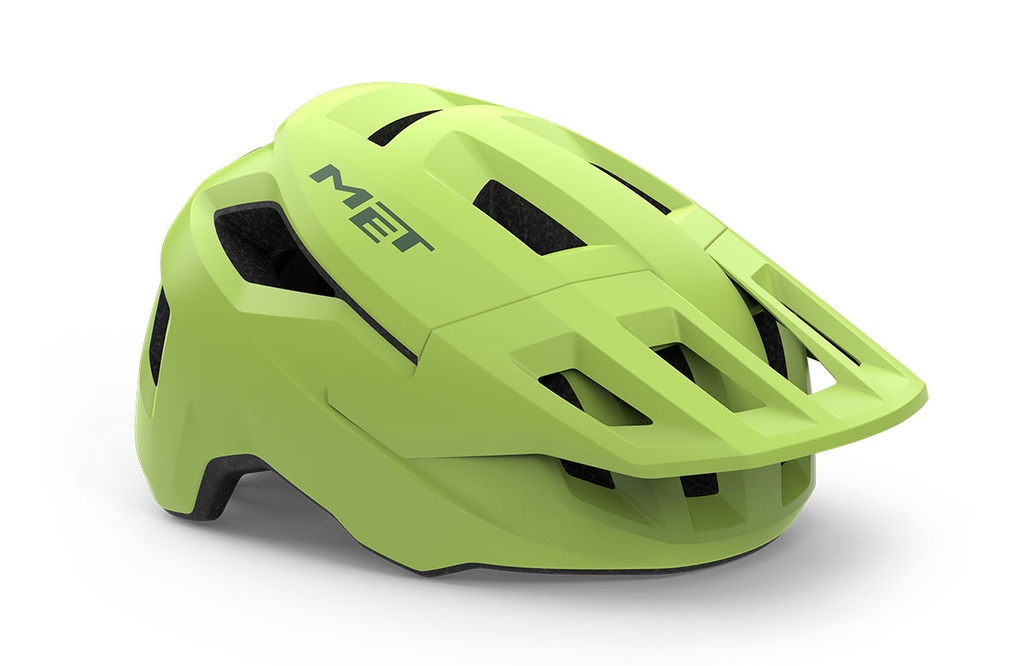 MET Shelter kerékpáros sisak [matt ultra lime, L (58-61cm)]