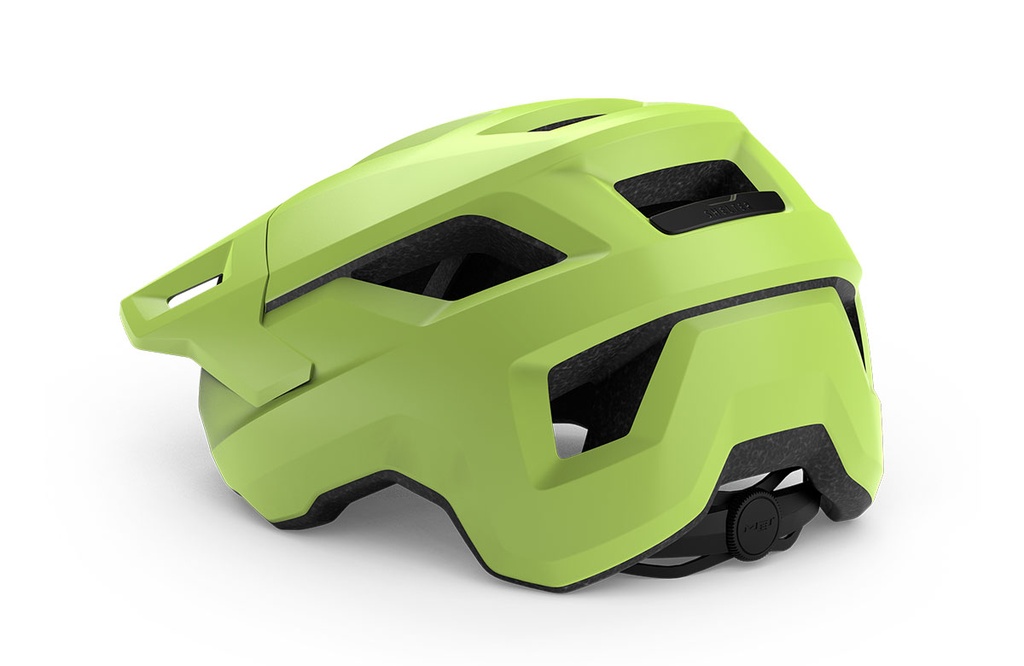 MET Shelter kerékpáros sisak [matt ultra lime, L (58-61cm)]