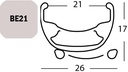 FELNI 27,5" 32L EXAL BE21 6,5MM SZELEP SZIMPLA SZEG TÁRCSAFÉKES FEKETE 610g{4/4}