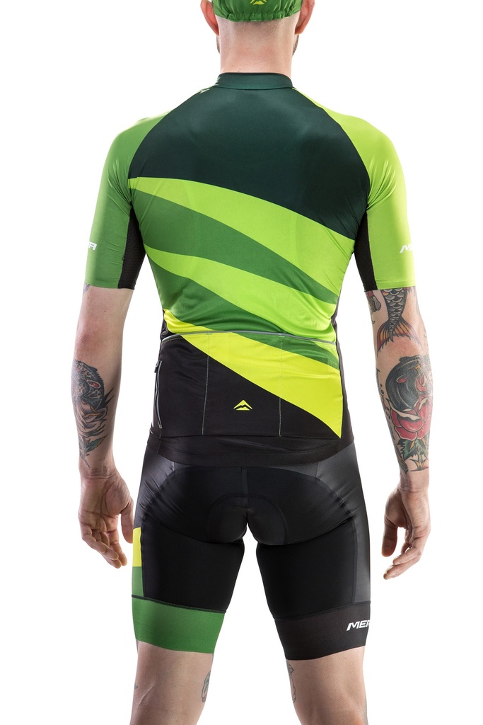  MERIDA CX DESIGN PRO rövid zöld fekete végig cipzár - 740703-1015