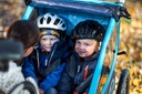 Utánfutó THULE COASTER XT kék kerékpár szett + sétálókerék kék