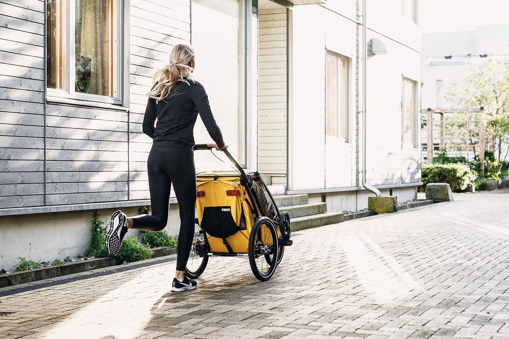 Utánfutó THULE CHARIOT SPORT 1 fekete/sárga