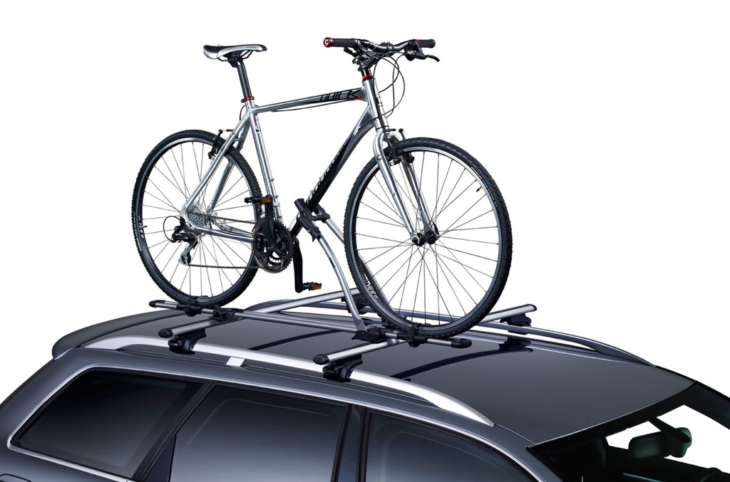 Kerékpárszállító THULE FREERIDE 532 tetőre, váztartós (incl. T-track adapter)
