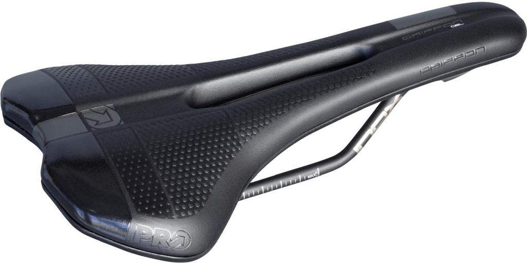 PRO Griffon Gel nemesacél sín nyereg 142mm fekete