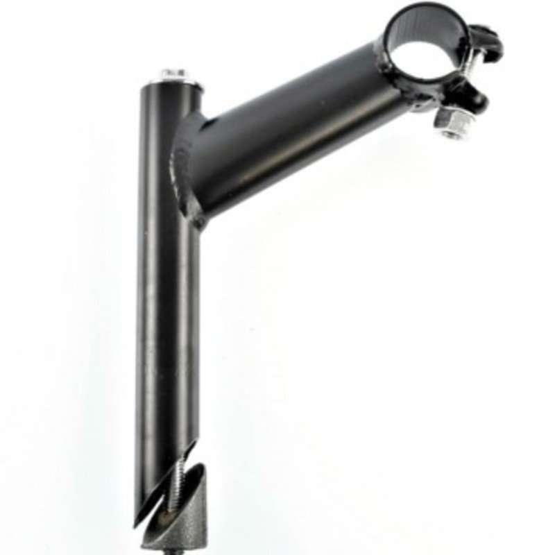 Acél quill kormányszár 150×80 mm 22,2 mm 25° fekete (ISO)