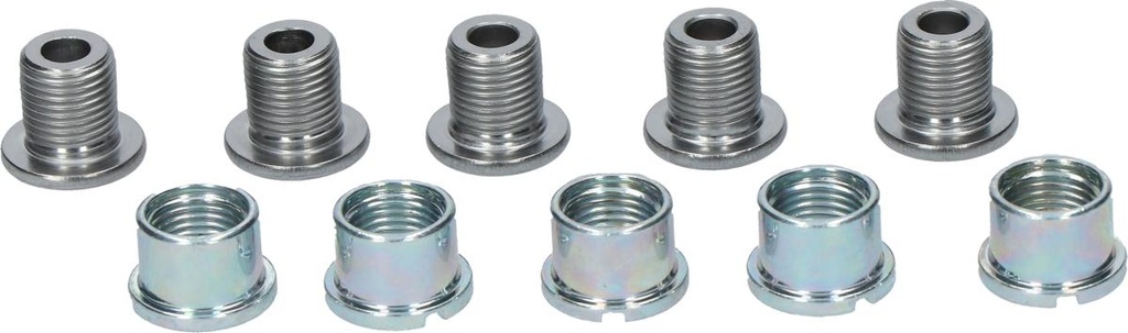 SHIMANO FC-S500 GEAR FIXING BOLT(M8X8.5)&NUT (5SETS)