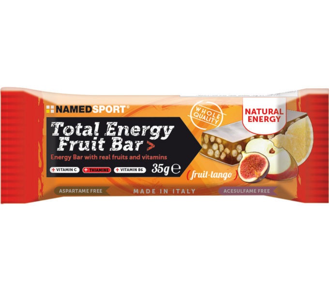 NAMEDSPORT TOTAL ENERGY FRUIT BAR gyümölcs 25x35g szelet {2/4}