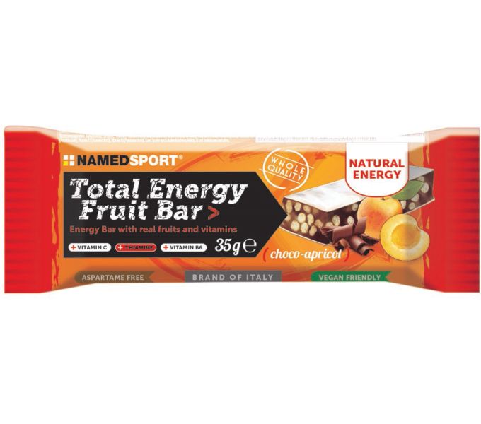 NAMEDSPORT TOTAL ENERGY FRUIT BAR csoki-barack 25x35g szelet {2/4}