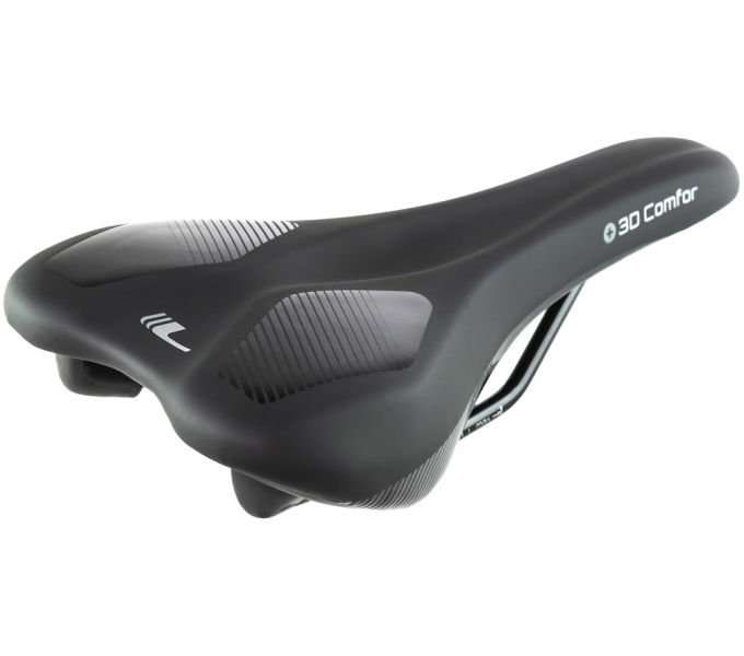 Longus 3D Comfor S memóriahabos nyereg 273×145mm fekete