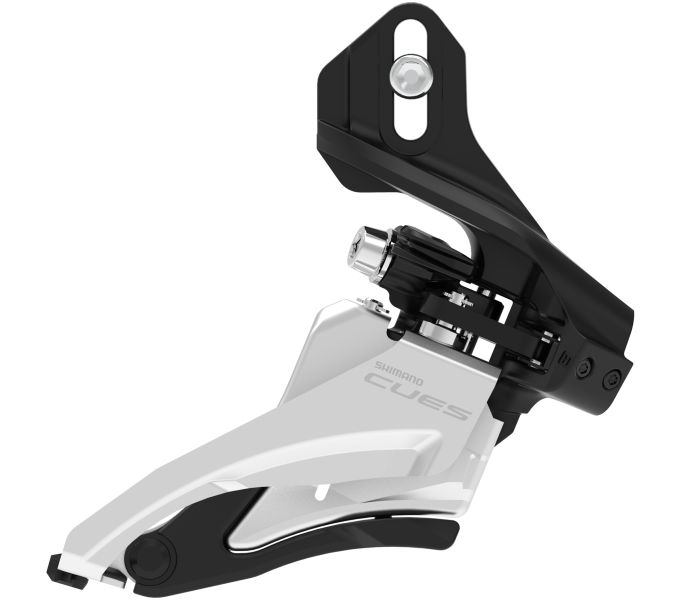 SHIMANO FRONT DERAILLEUR, FD-U4000-D, CUES, FOR 2X9/10, SIDE SWING, FRONT-PULL,