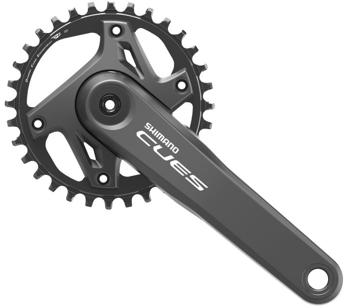 SHIMANO FRONT CHAINWHEEL, FC-U6000-1, CUES, FOR REAR 9/10/11-SPEED, 2-PCS FC, 17