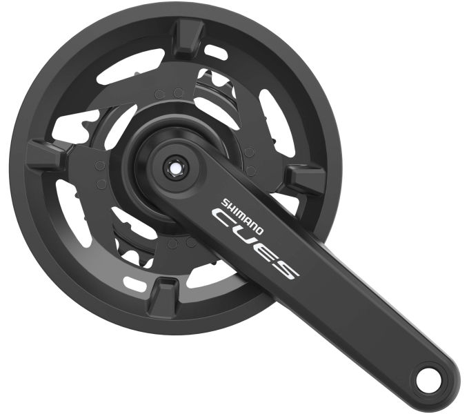 SHIMANO FRONT CHAINWHEEL, FC-U4010-2, CUES, FOR REAR 9/10/11-SPEED,2-PCS FC,175M