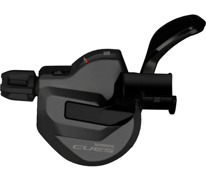 SHIMANO SHIFT LEVER, SL-U8000-IL, CUES, LEFT, DIRECT ATTACH TO BL(I-Spec II), 2-