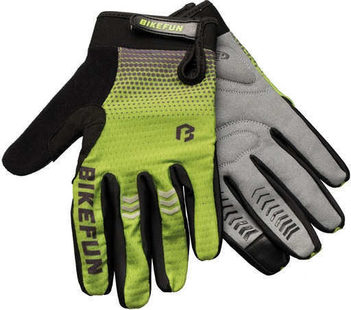 Kesztyű BIKEFUN hosszú AirZone zöld