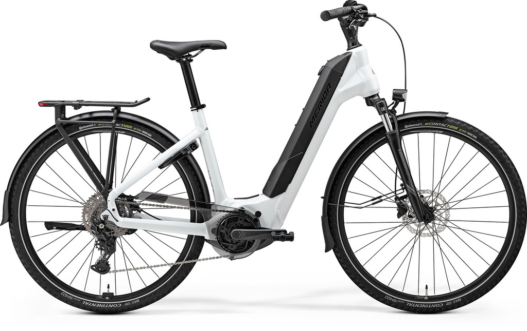 MERIDA eFLOAT CITY 400 EQ I2 GYÖNGYFEHÉR (FEGYVERSZÜRKE) - BOSCH