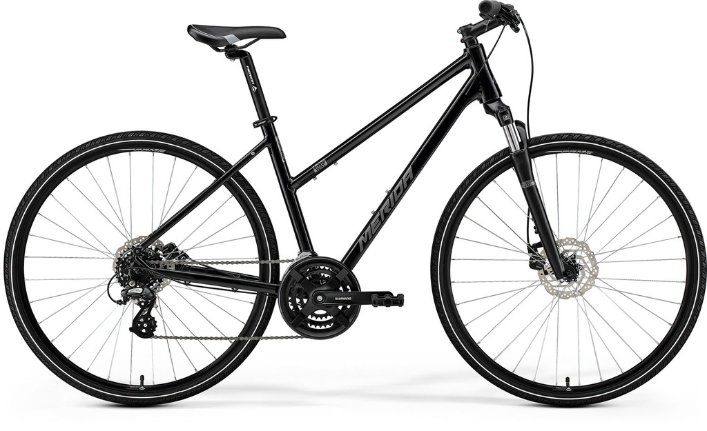 MERIDA CROSSWAY 10 III1 NŐI M FEKETE( EZÜST)