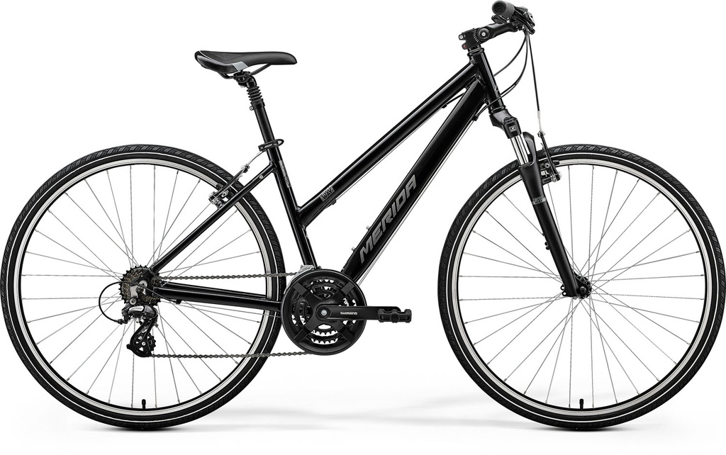 MERIDA CROSSWAY 10-V SE I1 NŐI S FEKETE (EZÜST)