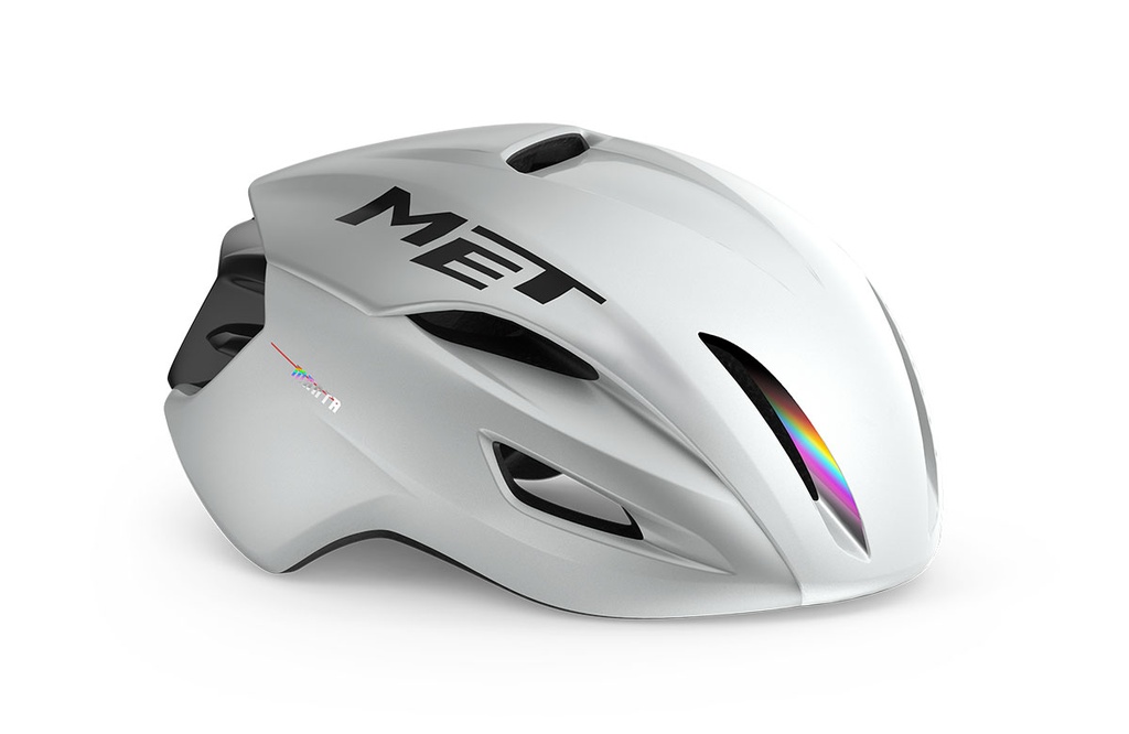 MET Manta Mips kerékpáros sisak [fényes fehér-holografikus, 58-61 cm (L)]