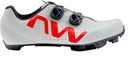 Cipő NORTHWAVE MTB REBEL 3 41 SZÜRKE/PIROS