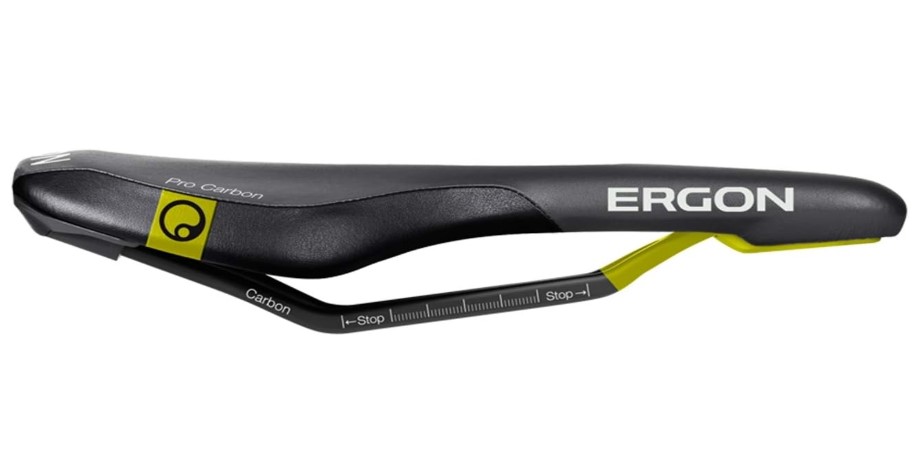 Nyereg férfi Ergon SME-3 Enduro Pro Carbon S/M Black/Green187g
