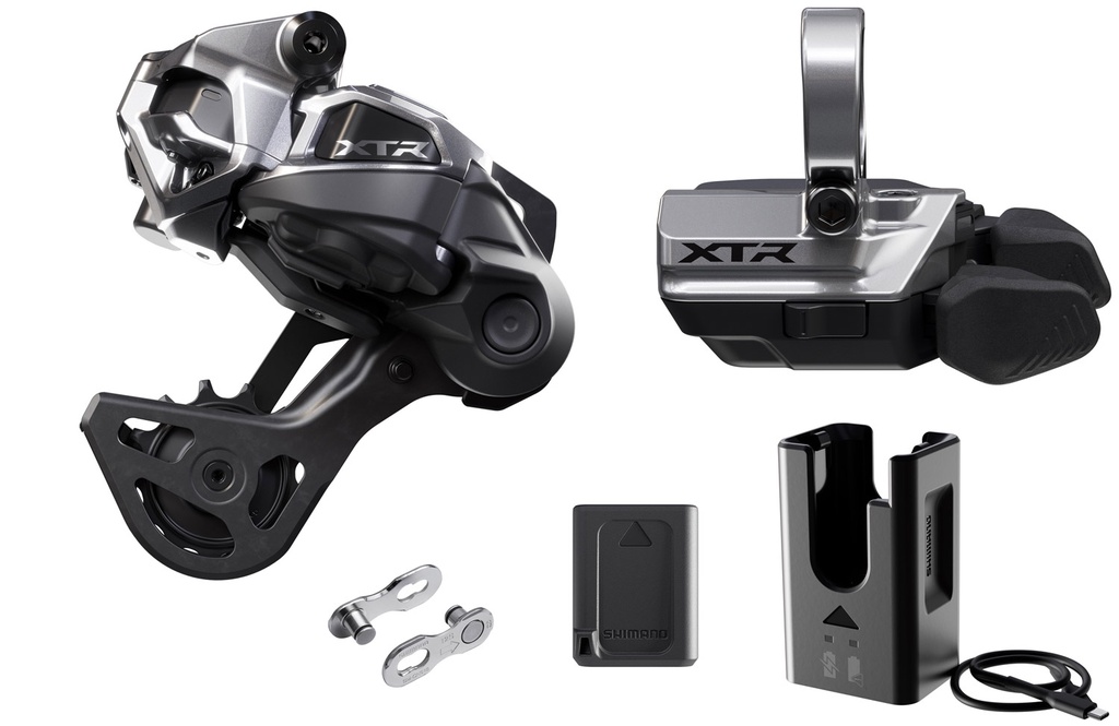 HAJTÁS UPGRADE SET XTR DI2 GS VÁLTÓ + BILINCSES VÁLTÓKAR + TÖLTŐ + AKKSI + SZEM