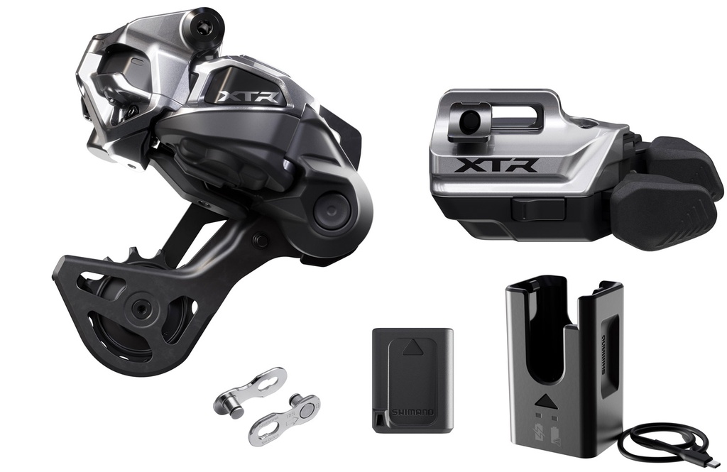 HAJTÁS UPGRADE SET XTR DI2 GS VÁLTÓ + ISPEC VÁLTÓKAR + TÖLTŐ + AKKSI + SZEM