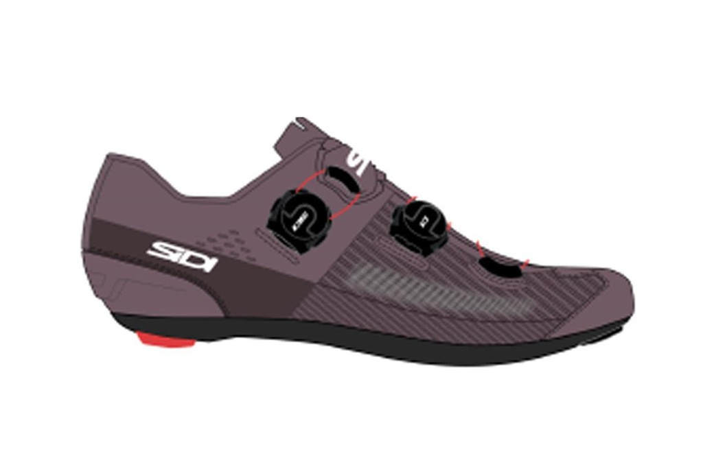 SIDI Genius 10 Knit országúti cipő [lila, 38.5]