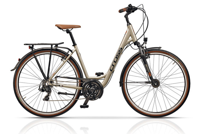 CROSS AREA LOW STEP bézs (fekete/barna) 46cm